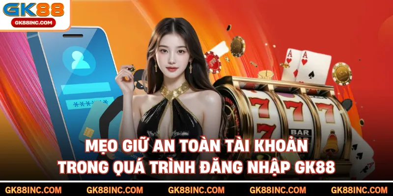 Mẹo giữ an toàn tài khoản trong quá trình đăng nhập GK88