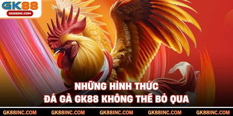 Những hình thức đá gà GK88 không thể bỏ qua