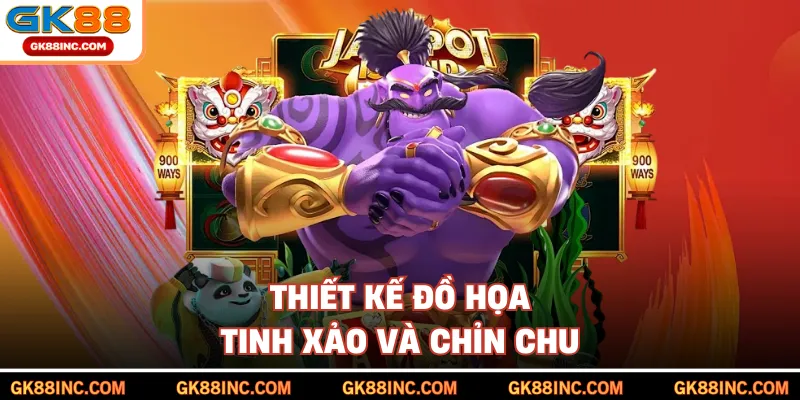 Thiết kế đồ họa tinh xảo và chỉn chu